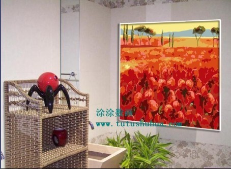 涂涂数画，专业生产数字油画、无框画、装饰画、DIY手工绘画